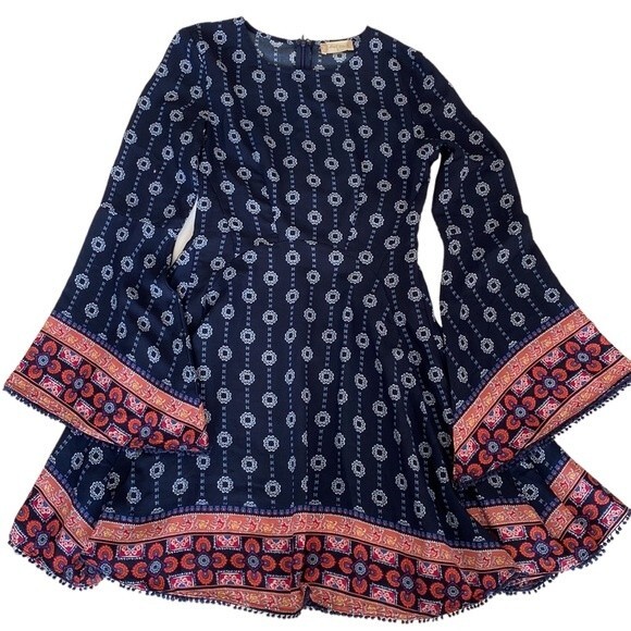 Altar’d State Juneau Navy Dress - Size S - Picture 4 of 9